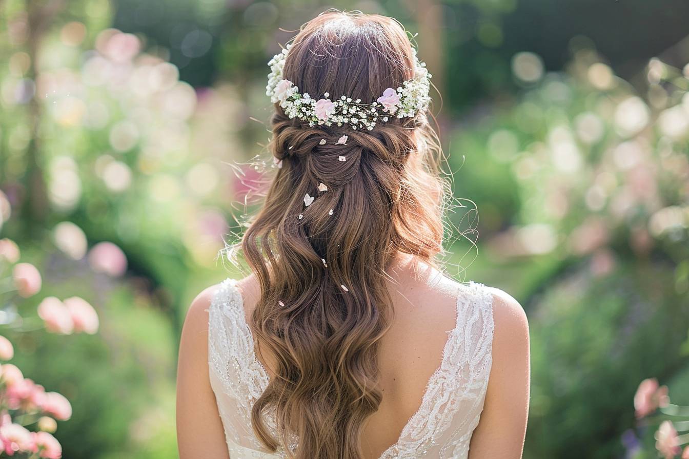 Coiffure mariage avec headband