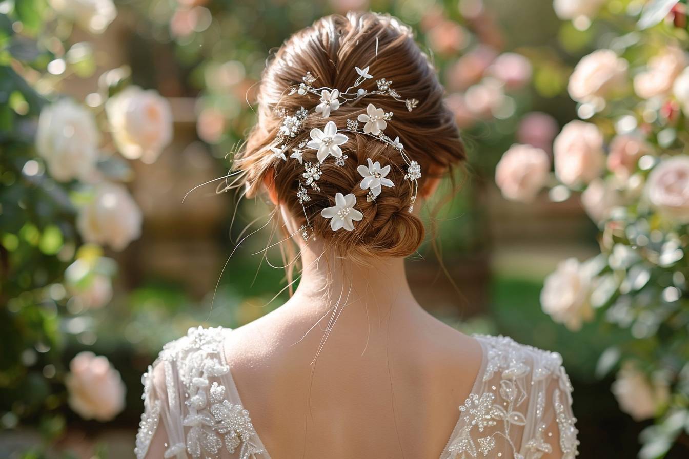Coiffure mariage cheveux longs