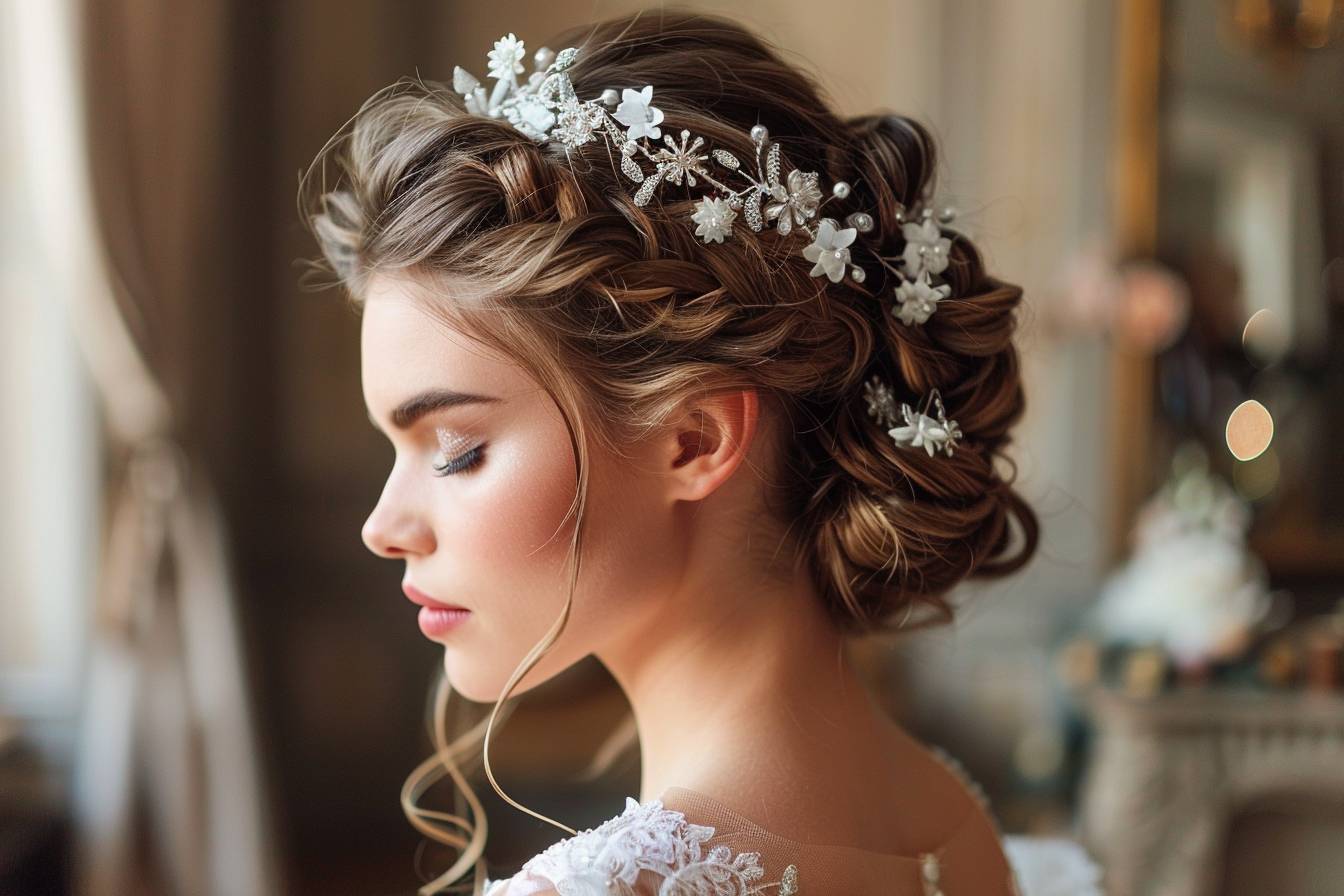 Coiffure mariage glamour